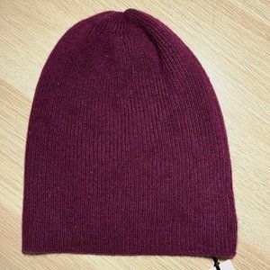 Halogen by Nordstrom 100% Cashmere Ribbed Beanie